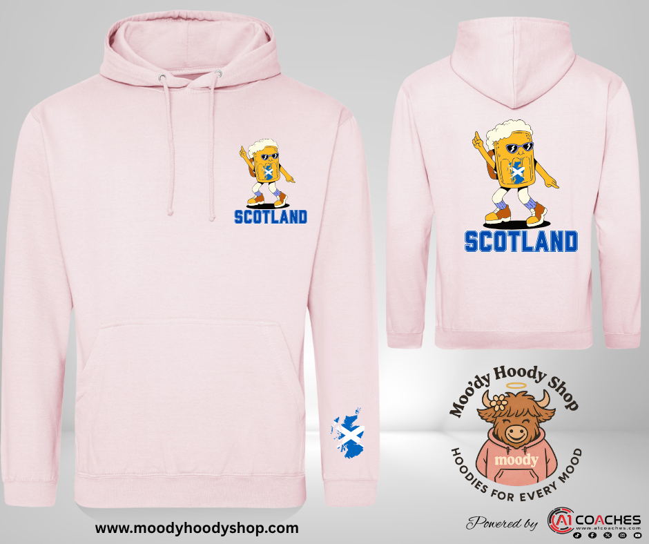 Scottish Dancing Pint of Beer Hoodie