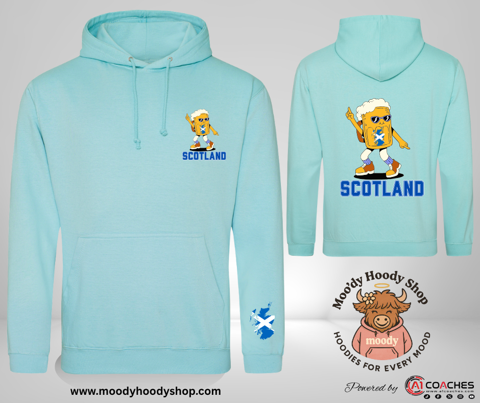 Scottish Dancing Pint of Beer Hoodie