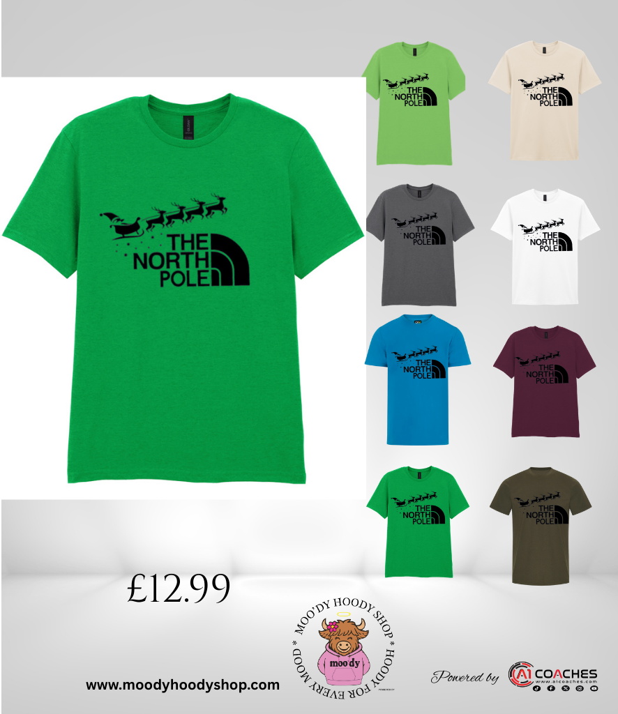 The North Pole Christmas T Shirt