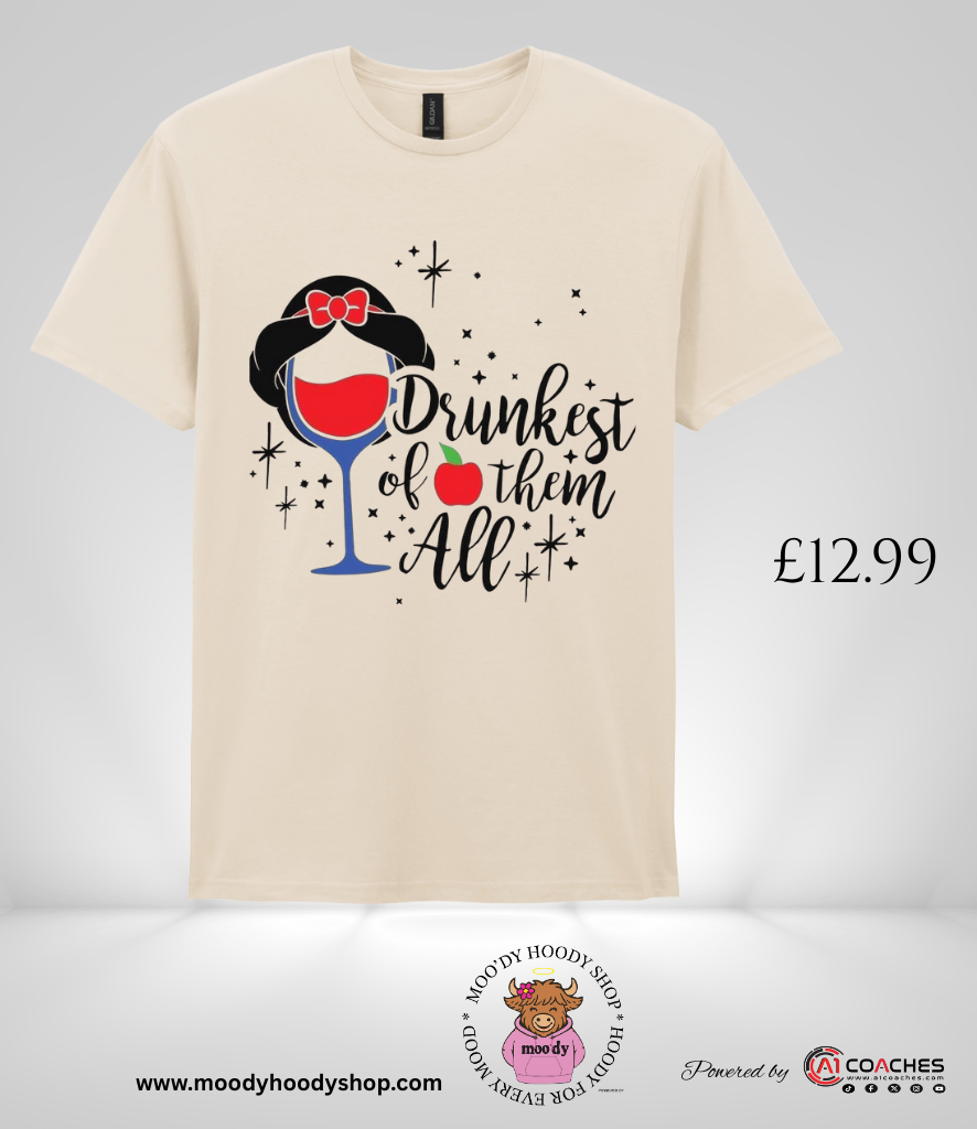 Adult Drunkest of them all T-shirt
