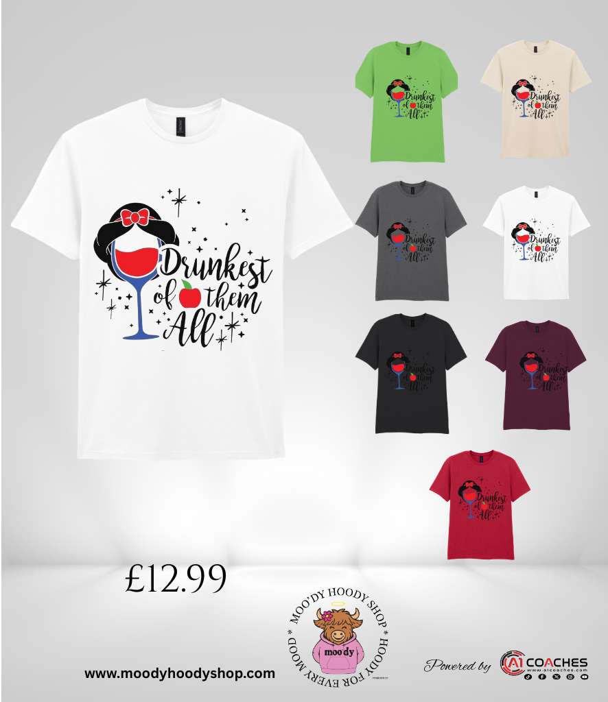 Adult Drunkest of them all T-shirt