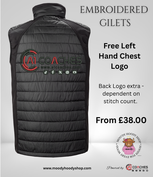 Result Genuine Recycled Compass Padded Gilet - Embroidered Left Chest