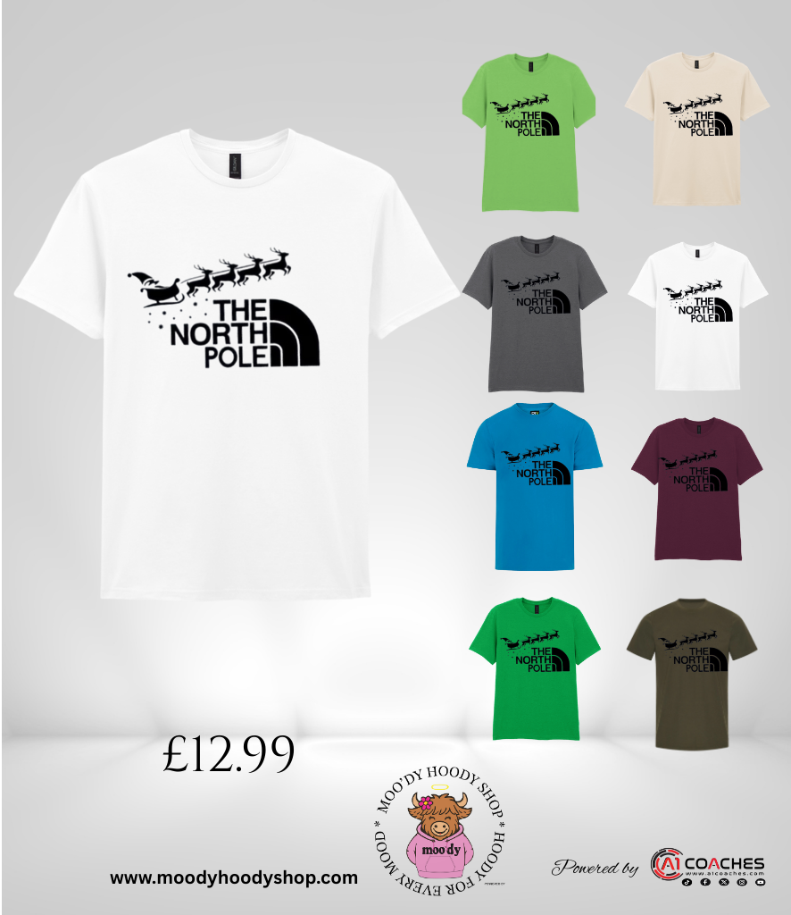 The North Pole Christmas T Shirt