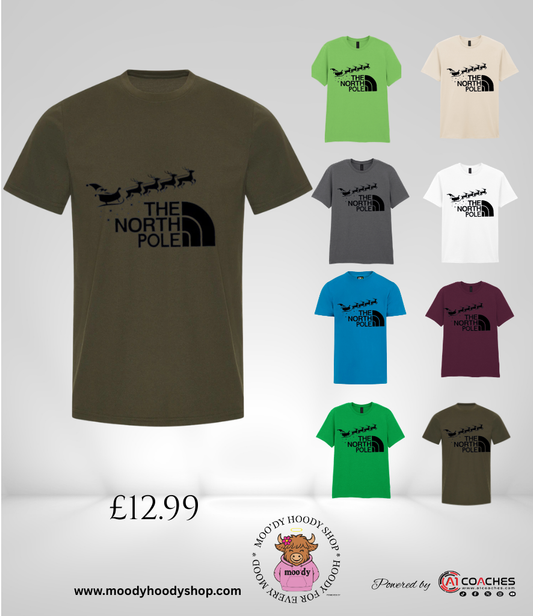 The North Pole Christmas T Shirt