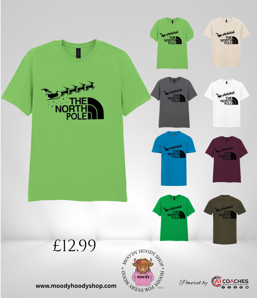 The North Pole Christmas T Shirt
