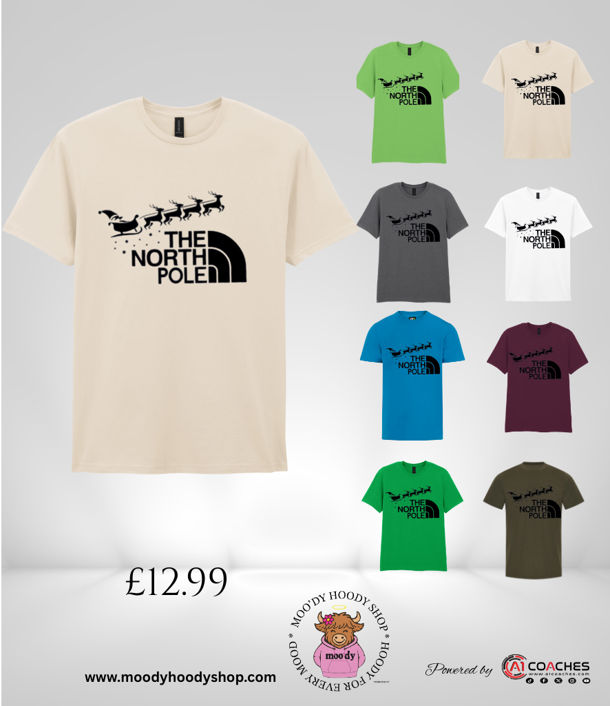 The North Pole Christmas T Shirt