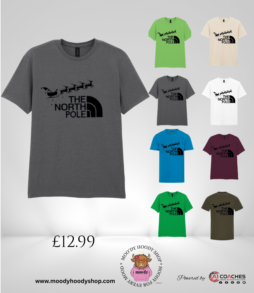 The North Pole Christmas T Shirt